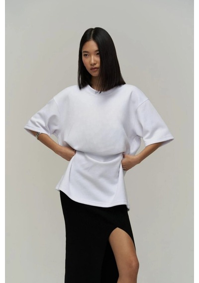 Startmore Kadın Oversize Bol Kesim Beyaz