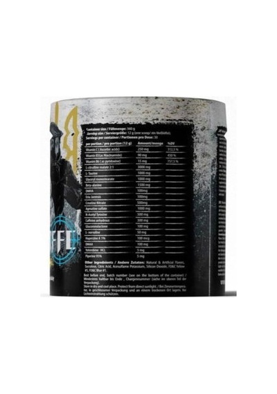 Wunderwaffe Dmaa Dhma Agmantine Sulfate Huperzine Yohimbine 360 G