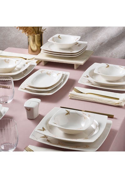 Güral Caroline 54 Parça 12 Kişilik Yemek Takımı 6713 4858621