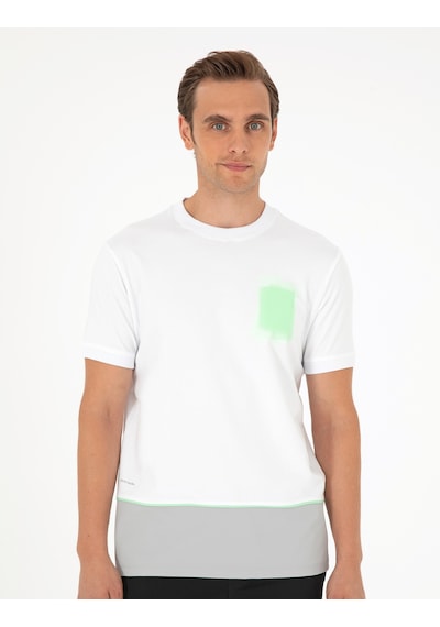 Pierre Cardin Erkek Açık Gri Tişört 50282045-vr001 Açık Gri