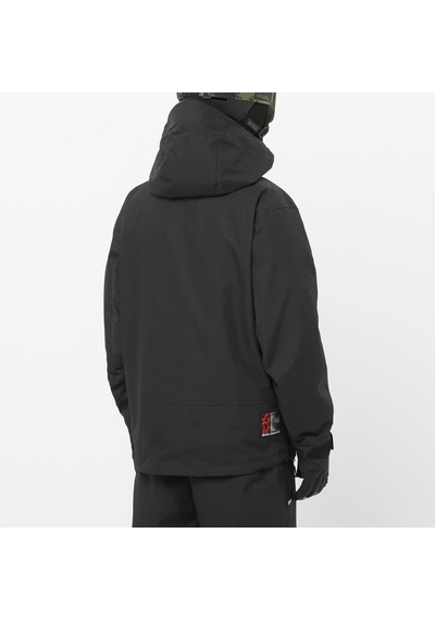 Salomon Venom Anorak Erkek Kayak Montu Deep Black Lc2609700 Siyah