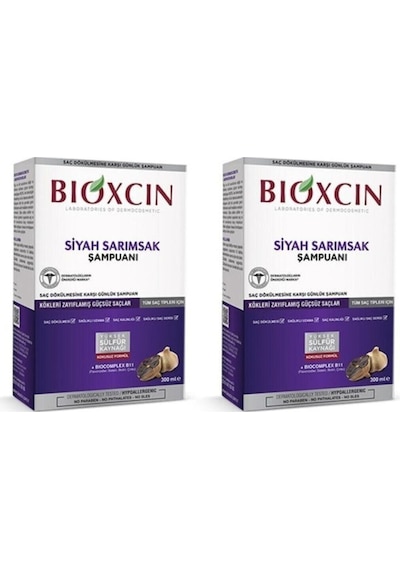 Siyah Sarımsaklı Şampuan 2x300 Gr