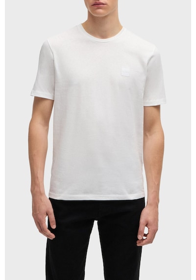 Boss Erkek T Shirt 50508584 100 Beyaz Beyaz