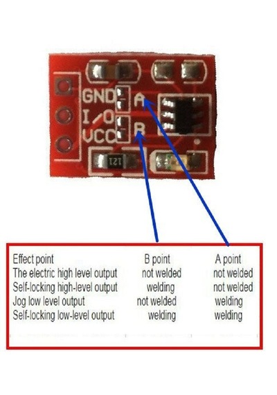 Kapasitif Dokunmatik Sensör Ttp223 Touch Switch