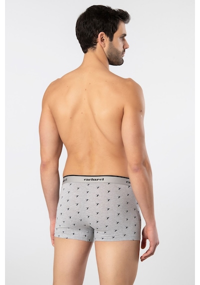 Cacharel Erkek Desenli Likralı Boxer 3'lü Paket 1339/lacivert 8 Lacivert