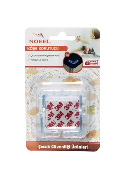 Nobel Dekoratif Köşe Koruyucu Şeffaf 4'lü Paket 4000907 Diğer