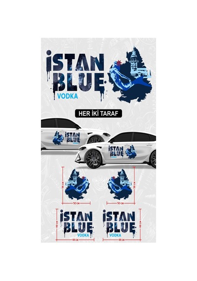 İstanblue Sticker - Yan Gövde Kaplama Seti Her İki Taraf - 864812142