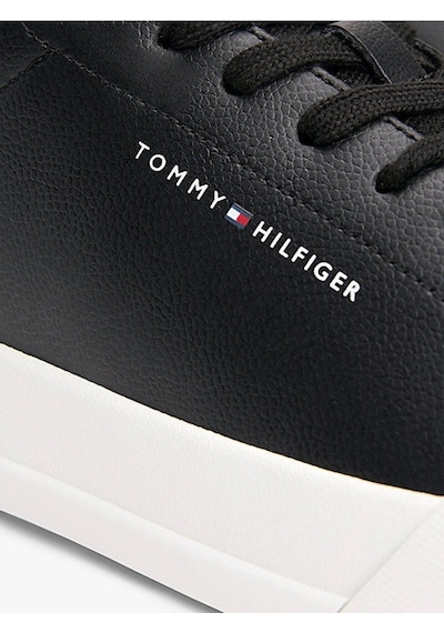 Tommy Hilfiger Th Court Lth Detaıl Ess Siyah