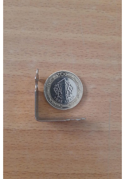 Dekoratif Kutu Kenarı 8 Adet Kutu Sandık Aksesuar Nikel
