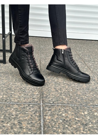 Luis Figo %100 Deri Rahat Erkek Günlük Kışlık Sneaker Spor Bot Kürklü 40-44 Siyah Luis Figo %100 Deri Rahat Erkek Günlük Kışlık Sneaker Spor Bot Kürklü 40-44 Siyah