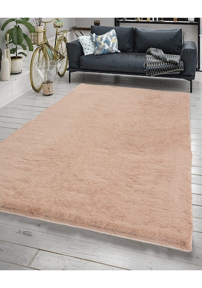 Jassrug Fuzzy Kürk Halı 80 x 150 Pudra