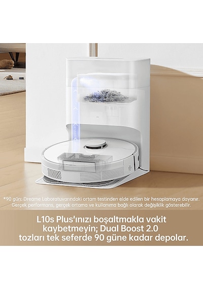 Dreame L10s Plus Robot Süpürge Beyaz