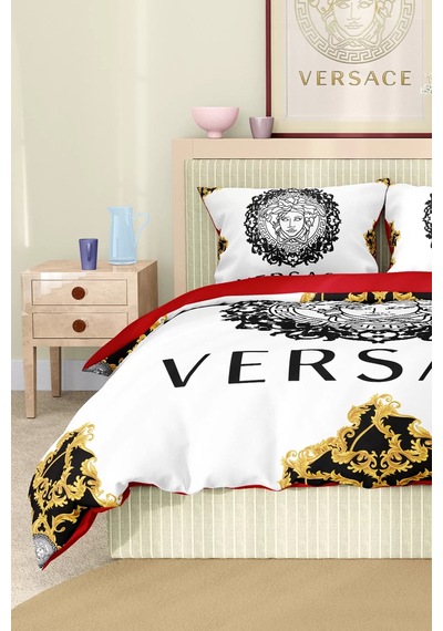 Marka Nevresim Takımı Çift Kişilik Pamuklu Saten Kumaş 6 Parça 3d Dijital Baskı Duvet Cover Set Model No:114 Renkli