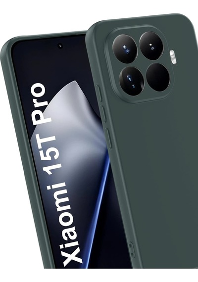 Uryport Xiaomi Mi 15t Pro First Silikon - Koyu Yeşil