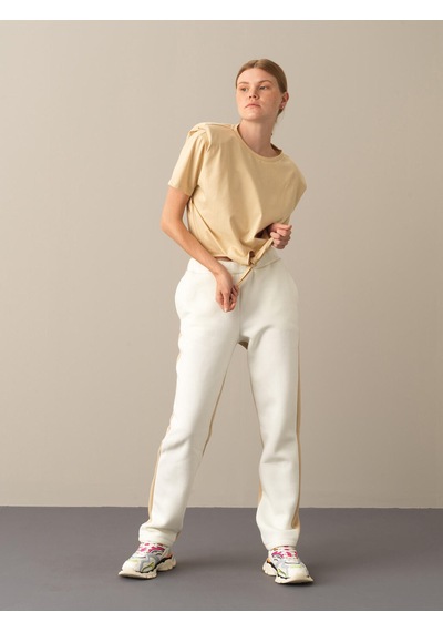 Xint Ekru Regular Fit Pamuklu Sweat Pantolon 470373