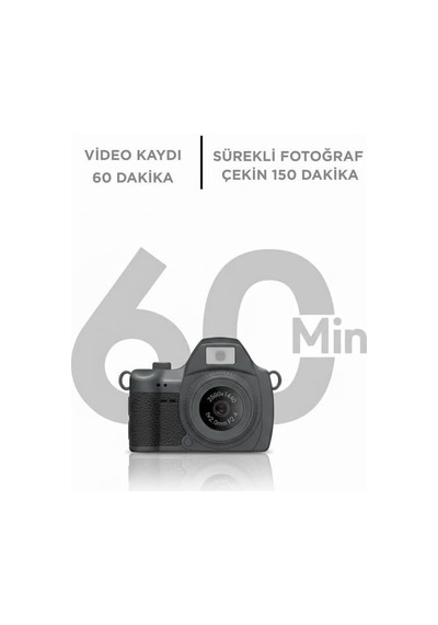 Torima Dijital Fotoğraf Makineleri Video Mini Kamera 2k Video 128gb Destekli Cmr42 Siyah