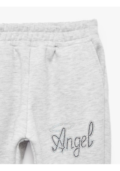 Koton Şardonlu Taş Detaylı Beli Lastikli Jogger Eşofman Altı Kar Melanj 7wkg40014ak Gri Melanj Koton Şardonlu Taş Detaylı Beli Lastikli Jogger Eşofman Altı Kar Melanj 7wkg40014ak Gri Melanj