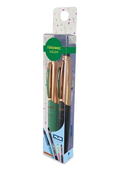 Mılan 1765809120 Capsule Copper Tükenmez Kalem Blister - 2li