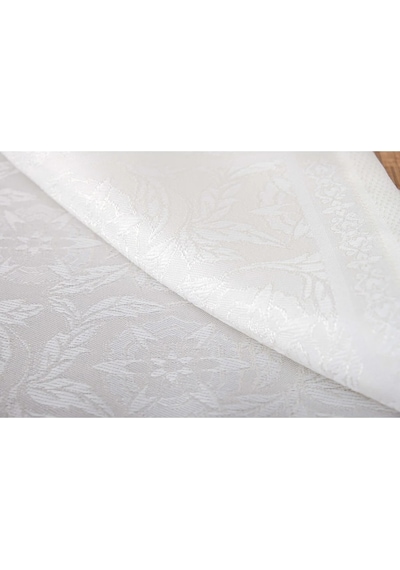 İris Jakar Polyester Kumaş Krem Amerikan Servis 33.5x46 Cm Bej 4 Ad. 1391 Krem