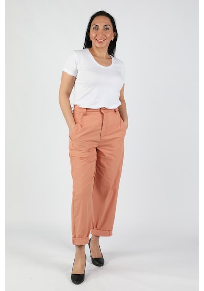 Balins Kadın Poplin Gabardin Pantolon Turuncu Kiremit