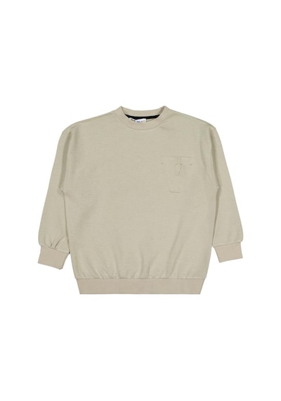 Civil Boys Lets Play Konsol Baskılı 6-9 Yaş Sweatshirt - Bej Taş Rengi