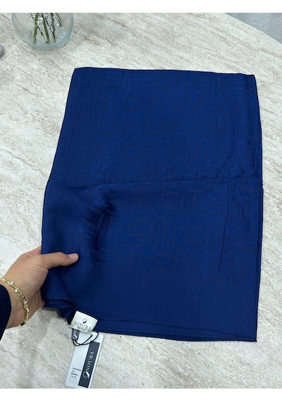 Noura Scarf Diamond Elisa Şal Lacivert