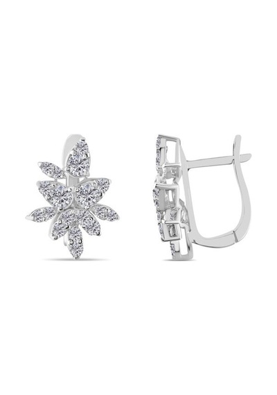 1.20 Karat Fantezi Pırlanta Küpe - Hrd Sertifikalı 81311655