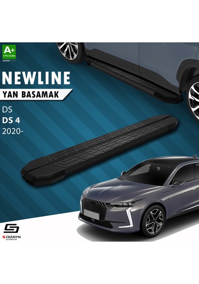 S-dizayn Ds Ds 4 Newline Siyah Yan Basamak 183 Cm 2020 Üzeri A+ Kalite
