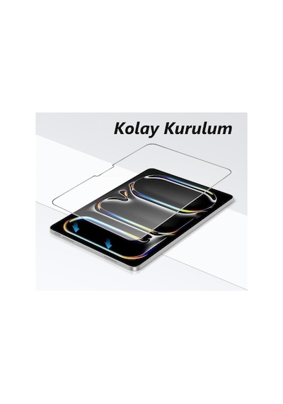 Apple İpad Pro 13 İnç İle Uyumlu Ekran Koruyucu 9h Temperli Kırılmaz Esnek Nano Cam, Çizilmeye Ve Darbeye Dayanıklı Koruma, Hd Şeffaf 2024