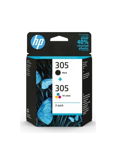 Hp 305 Siyah Ve Üç Renkli  Mürekkep Kartuşu İkili Paket - 6zd17ae-220917