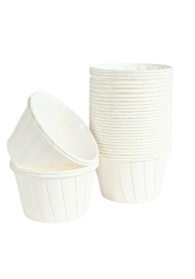 Muffin Kek Kapsülü Beyaz Mini 50'li Cupcake Kalıbı, Kağıt Muffin Kapsülü, Kek Kalıbı, Muffin Cup