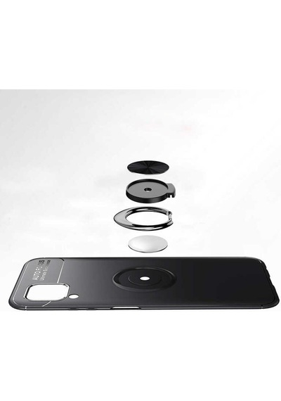 Huawei P40 Lite Kilif Yüzüklü Magnetli Ravel Case 395365921