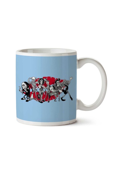 Rocky Horror Picture Show Gang Of Six İki Tarafı Baskılı Kupa Bardak Çok Renkli