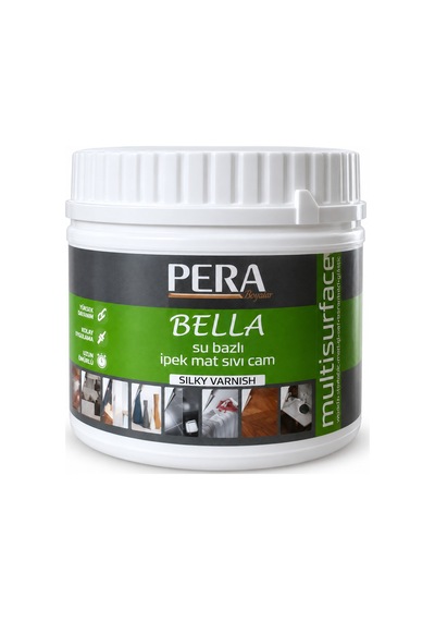 Bella Su Bazlı Mat Sıvı Cam Çoklu Yüzey Verniği 250 Ml / 500 Ml Şeffaf - 921385295 Diğer