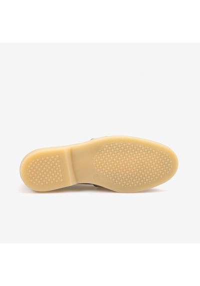 Kemal Tanca Kadın Casual Süet Loafer Ayakkabı Kauçuk Taban T101 Mint Suet