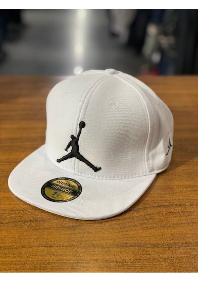 Hamze Nakışlı Beyaz Renk Hip Hop Snapback Rapper Cap Şapka