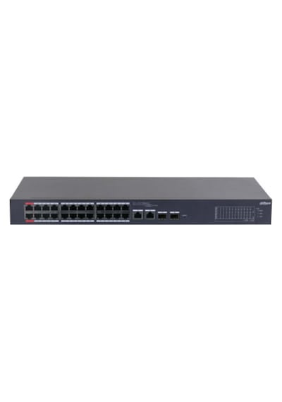 Dahua Cs4226-24et-240, 24port, Megabit, Poe 240w, 2 Port Sfp Gigabit Combo, Cloud Yönetilebilir, Switch
