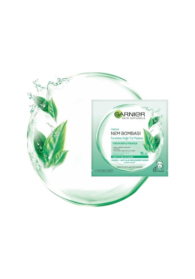 Garnier Nem Bombası Ferahlatıcı Kağıt Maske 28Gr 3 Al 2 Öde