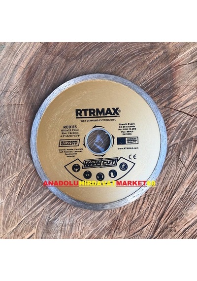 Rtr 115 Mm Seramik Granit Mermer Kesici Elmas Testere Disk