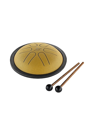 Meinl Sonic Energy Mstd3g Mini Steel B-major 6'' Tongue Drum Gold