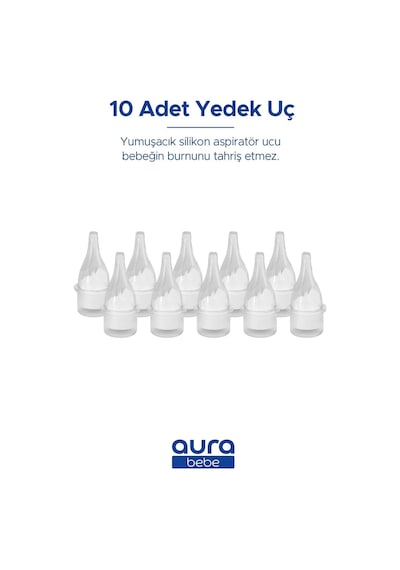 Bebek Burun Aspiratör Yedek Ucu 10 Adet Tüm Markalar İle Uyumlu