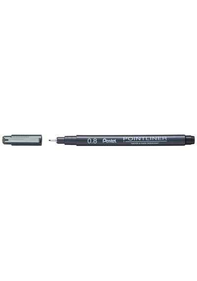 Pointliner Fiber Uçlu Teknik Çizim Kalemi 0.8mm