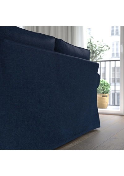 Ikea Mavi Lüks Kanepe - 2'li Kanepe