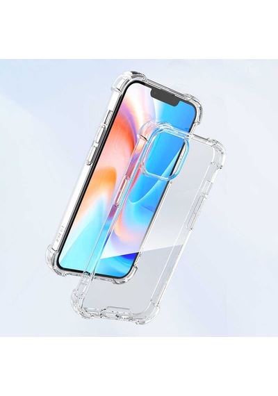 Apple Uyumlu iPhone 14 Pro Max Uyumlu Zore Nitro Anti Shock Silikon-renksiz Renksiz -