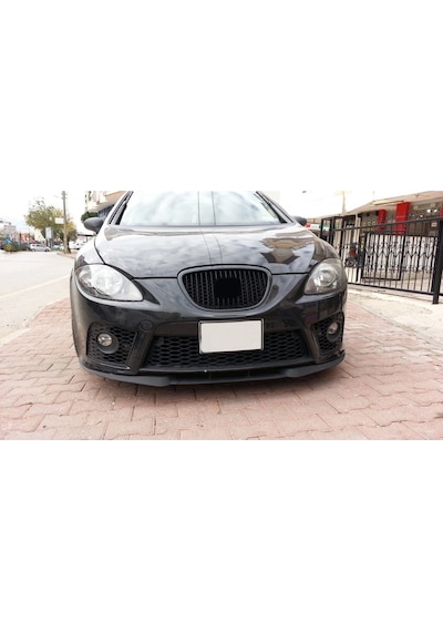 Seat Leon Mk2 Uyumlu Ön Tampon Eki Cupra Lip Mat Siyah Body Kit