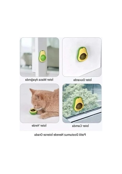 Kedi Nanesi Oyun Topu, Avakado Şeklinde Eğlenceli Oyuncağı