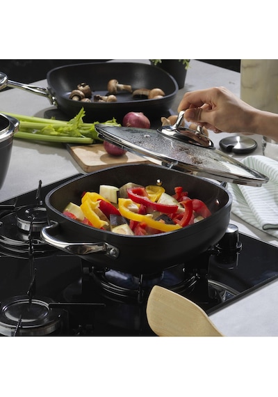 Schafer Gastronomıe 24 CM Master Granit İndüksiyon Basık Tencere