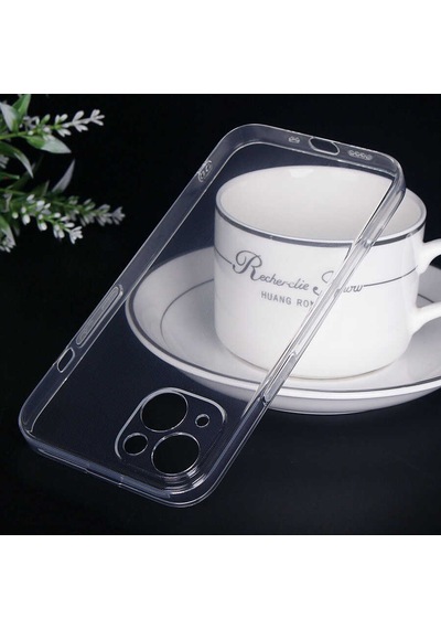 Apple Uyumlu iPhone 13 Uyumlu Zore İmax Silikon-siyah Siyah -