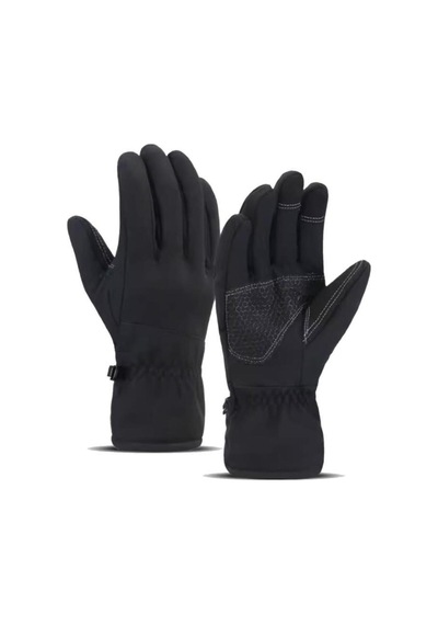 Sıngle Sword Dokunmatik Softshell Uzun Parmak Outdoor Eldiven - Siyah, L Beden Siyah - 876476175 Siyah