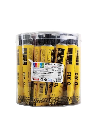 Südor Fix Su Bazlı Sıvı Yapıştırıcı No:7 19 Gr 25'li Paket
